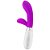 Vibrador Ponto G Com Estimulador de Clitóris Perfect Love Roxo - Imagem 2