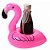 Porta Copo Inflavel Bóia Flamingo Cor Rosa - Imagem 1