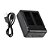 Carregador Duplo USB para baterias das câmeras GoPro HERO9 Black à HERO11 Black - Imagem 1