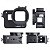 Moldura ou Frame em alumínio na cor PRETA com filtro UV 52mm para câmeras GoPro HERO7 Black - Imagem 1