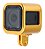 Moldura ou Frame em Alumínio Cor Dourada Para Câmeras Gopro HERO4 Session ou GoPro HERO5 Session - Imagem 4