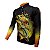 Camiseta Pesca King Manga Longa KFF-650 Dourado com Proteção UV+ - Imagem 1