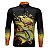 Camiseta Pesca King Manga Longa KFF-650 Dourado com Proteção UV+ - Imagem 2