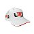 Boné Pesca Lumis LMS Rods Aba Curva Bordado Branco - Imagem 1