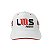 Boné Pesca Lumis LMS Rods Aba Curva Bordado Branco - Imagem 2