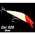 Isca Artificial Borboleta Lola S, Cor 02G (Cabeça Vermelha Glow Fosforescente) - Imagem 1