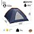 Barraca Camping Nautika Panda 4 Pessoas Coluna D'Água 600mm - Imagem 2