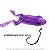 Isca Artificial Monster3x X-Frog Top Water Sapo, Purple + Anzol - Imagem 1