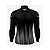 Camiseta Pesca King Manga Longa KD-533N Preta com Proteção UV+ - Imagem 2