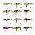 Isca Artificial Lure21 Shad21 8,2cm/12g Meia-Água Cor P1 - Imagem 2