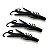 Isca Artificial Monster3x Water Strider 10cm Black 3p - Imagem 1