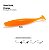 Isca Artificial Monster3x Slow Shad 9cm Orange 3p - Imagem 1