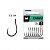 Anzol Marine Chinu Black Sem Fisga Farpa 05 06 07 08 09 10 11 12 Pacote Caixa - Imagem 10