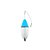 Boia Cevadeira Gigante Barão Nº37 65g/21cm Copo Transparente - Azul - Imagem 1