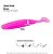 Isca Artificial Monster3x Slow Shad 9cm Rosa 3p - Imagem 1