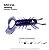 Isca Artificial Monster3x Bullet Crab 8cm Junebug 4p - Imagem 1