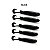 Isca Artificial Monster3x E-Shad 12cm, Black - 05p - Imagem 1