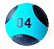 Bola medicine Ball 4KG PRO Liveup - Imagem 1