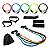 KIT ELASTICOS EXTENSORES COM 5 RESISTENCIA - ONE LIFE - Imagem 1
