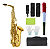Sax Alto Konig Dourado Haste Simples – Completo e Pronto para Uso - Imagem 1