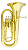 Bombardino Euphonium Sib Konig Laqueado 3 Pistos Completo com Estojo - Imagem 2