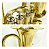 Bombardino Euphonium Sib Konig Laqueado 4 Pistos Profissional Completo - Imagem 5