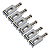 Kit 6 Saddles para Ponte Tremolo Stratocaster Carrinhos Ajustáveis - Imagem 1