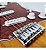 Kit 6 Saddles para Ponte Tremolo Stratocaster Carrinhos Ajustáveis - Imagem 3