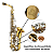 Sax Alto Konig Eb Dourado Prata Completo com Estojo e Boquilha Profissional - Imagem 4