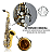 Sax Alto Konig Eb Dourado Prata Completo com Estojo e Boquilha Profissional - Imagem 5