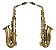 Sax Alto Konig Custom Profissional Fosco Luxo Completo com Estojo - Imagem 2
