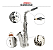 Sax Alto Konig Eb Prateado Completo com Estojo e Boquilha - Imagem 2