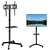 Suporte Pedestal para TV 23 a 60 Polegadas com Rodinhas e Bandeja - Imagem 1