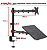Suporte Gamer para Notebook e Monitor 8 a 32” Articulado de Mesa com Bandeja - Imagem 2