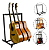 Suporte Rack para 3 Instrumentos Guitarra Violão Contrabaixo Reforçado - Imagem 1