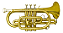 Cornet Sib Konig Dourado Laqueado Completo com Case Profissional - Imagem 3