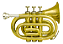 Trompete Pocket Sib Konig Dourado Laqueado Completo com Case e Bocal - Imagem 4