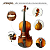 Violino Konig VK40 4/4 Profissional Fosco Ajustado por Luthier Completo - Imagem 2