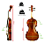 Violino Konig VK659 4/4 Profissional Ajustado por Luthier Completo - Imagem 2
