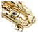 Sax Tenor Konig Bb Dourado Laqueado Completo com Estojo e Boquilha - Imagem 5