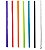 Manna Multicolor Silicone Straws and Straw Brush Set - Imagem 1