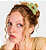 Chunks Flower Hair Claw Clip in Jade Swirl - Imagem 2