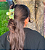 Chunks Flower Hair Claw Clip in Jade Swirl - Imagem 3