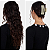 Chunks Medium Box Hair Claw Clip in Olive Check - Imagem 2