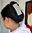 Chunks Medium Box Hair Claw Clip in Olive Check - Imagem 3