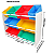 Organizador de Brinquedos Infantil - Grande Colorido - Imagem 5