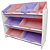 Organizador de Brinquedos Infantil Grande Rosa e Lilás - Imagem 2