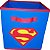 Caixa Organizadora de Brinquedos - Herois - SUPER MAN - Imagem 2