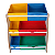 Organizador Infantil Médio Colorido Tematizado Ursinho - Imagem 5
