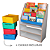 Revisteiro Porta Livros Infantil Com 4 Gavetas Organizadoras - Imagem 2